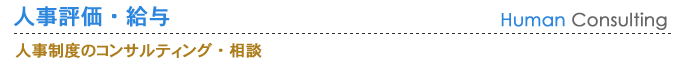 人事制度のコンサルティング・相談