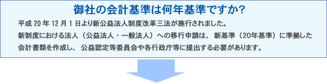 会計基準は何年基準ですか